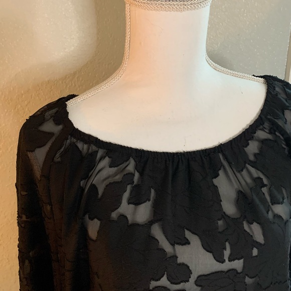 Style and Co. Black Blouse - Picture 3 of 6